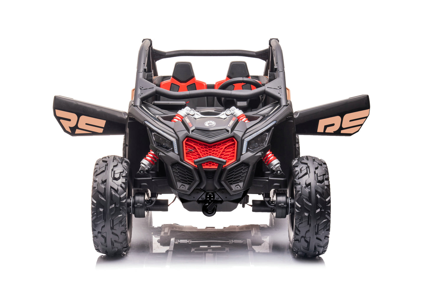 24V 2-Seater Licensed Can-Am RC Kids Ride-on Car Black