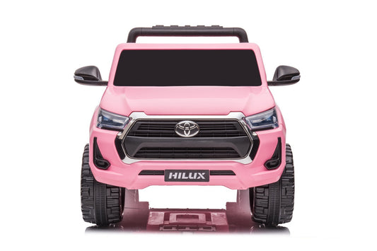 24V 2-Seater Licensed Toyota Hilux 2021 RC Kids Ride-On Car Pink