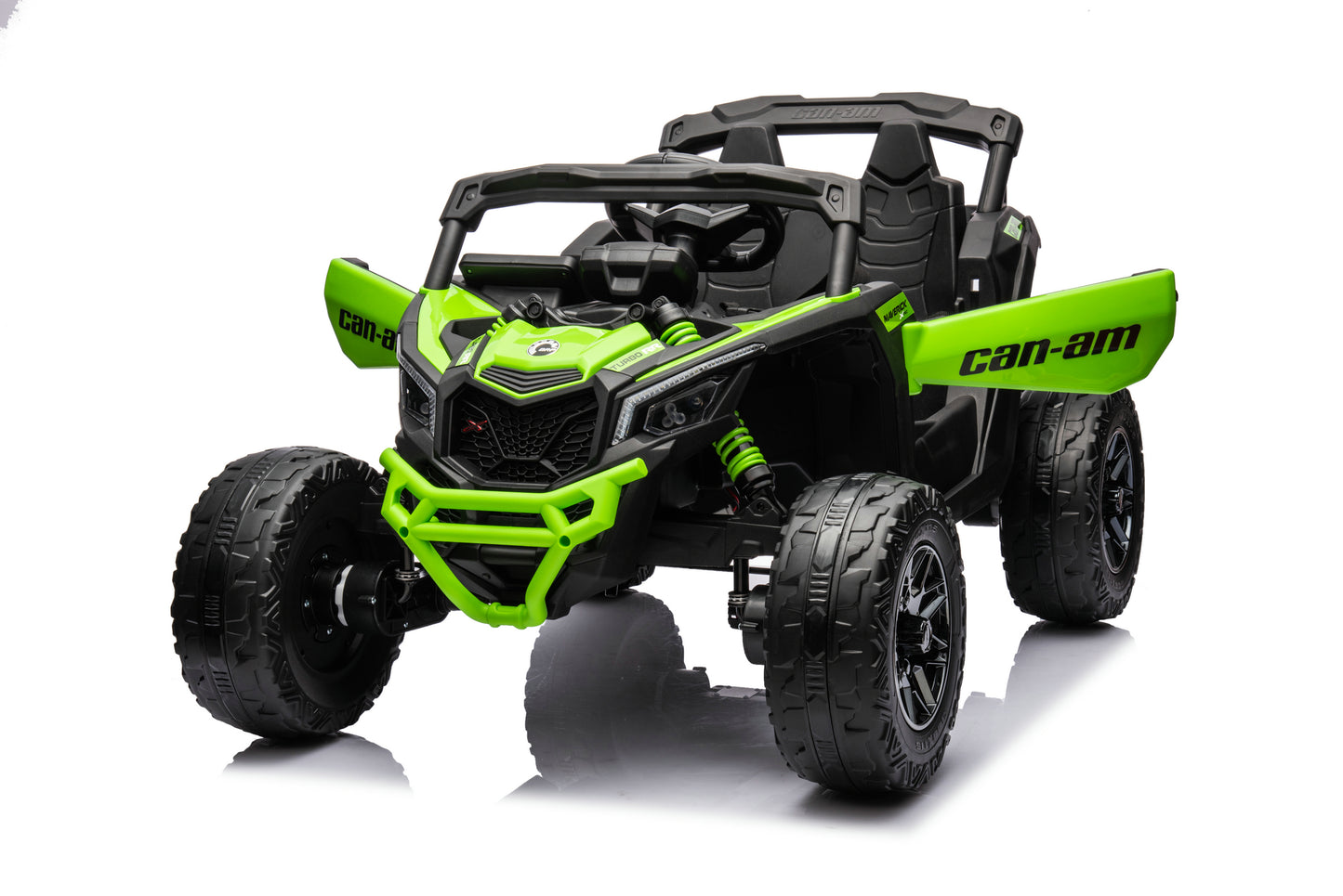 24V 1-Seater Licensed Can-Am RC Kids Ride-on Car Green