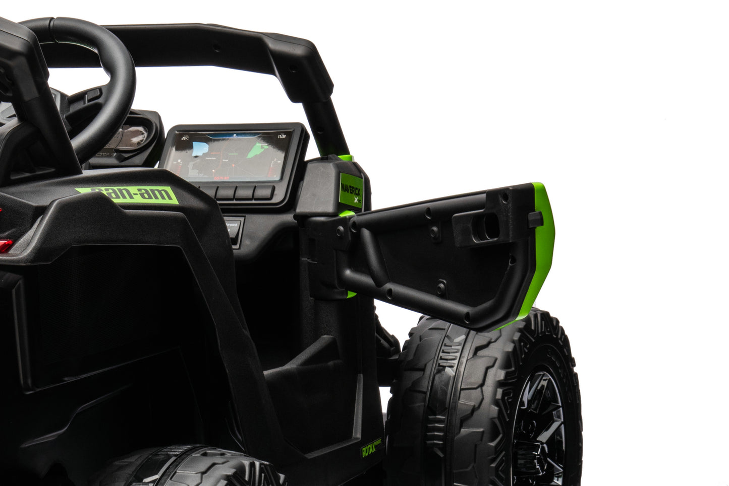 24V 1-Seater Licensed Can-Am RC Kids Ride-on Car Green