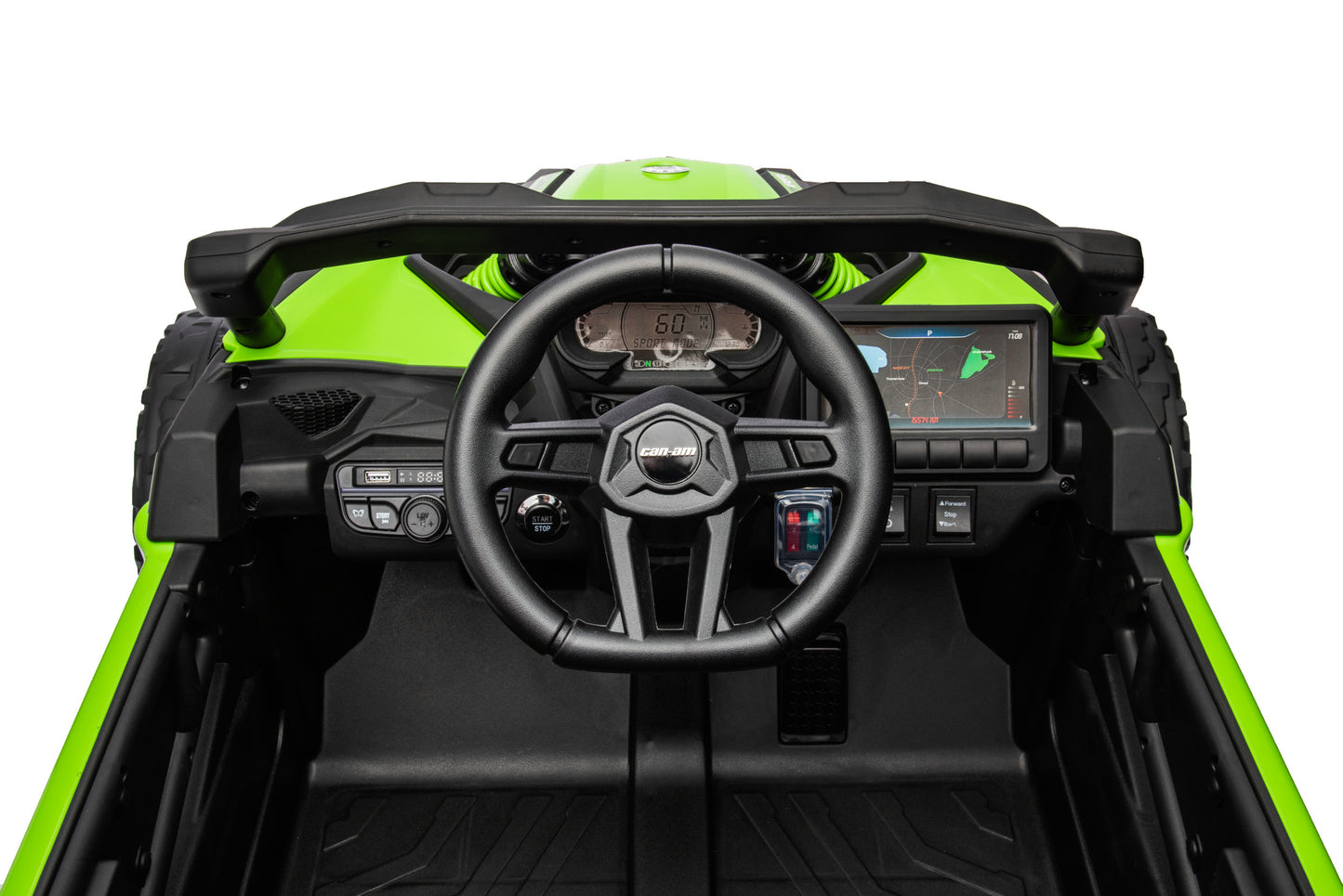 24V 1-Seater Licensed Can-Am RC Kids Ride-on Car Green
