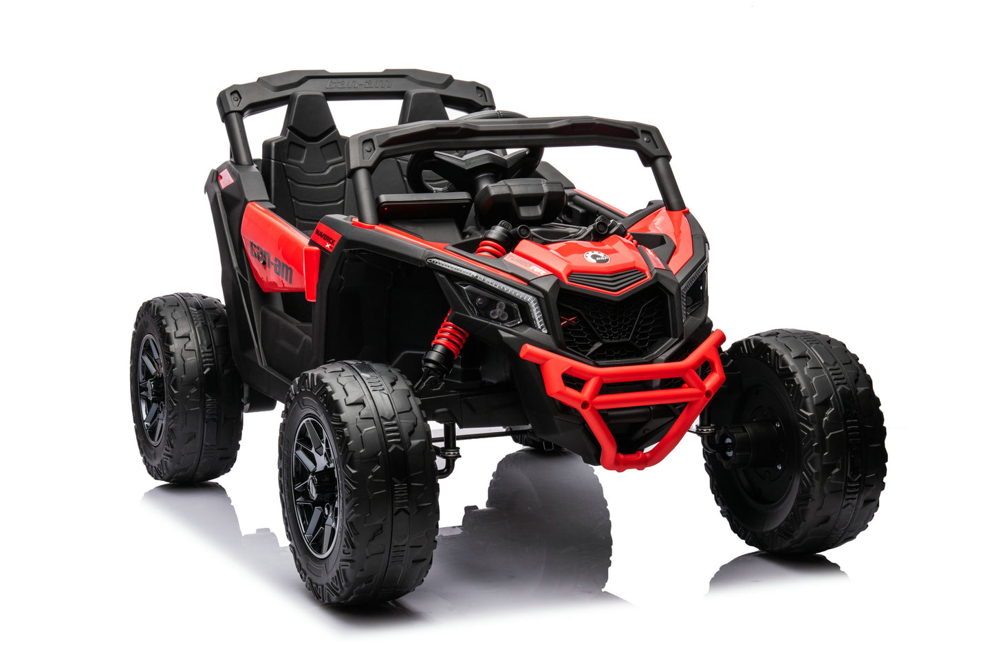 24V 1-Seater Licensed Can-Am RC Kids Ride-on Car Red