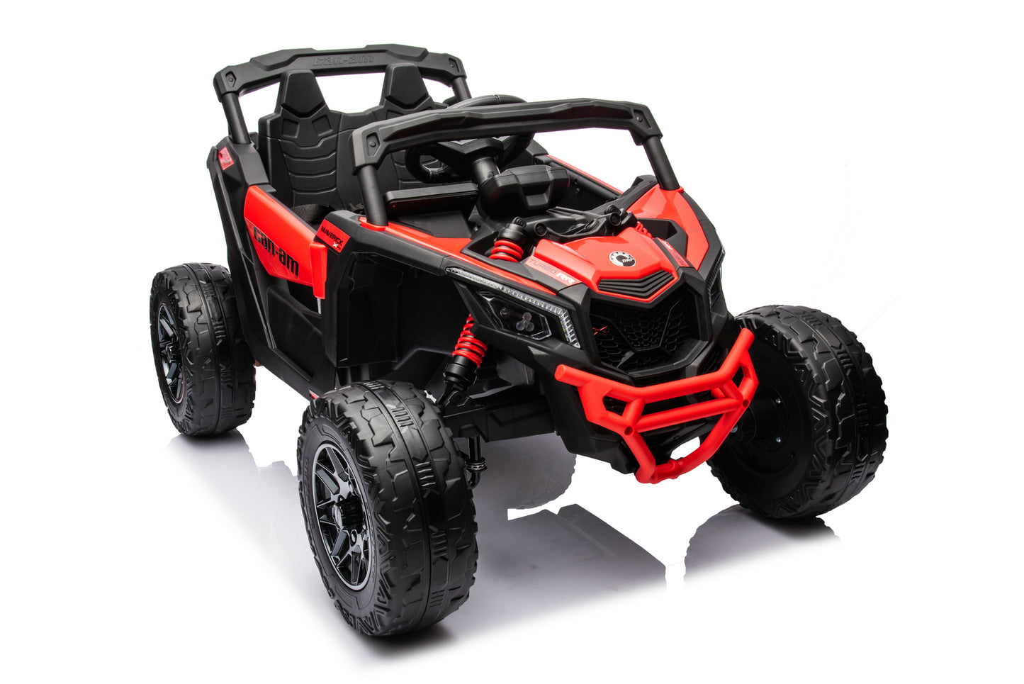 24V 1-Seater Licensed Can-Am RC Kids Ride-on Car Red