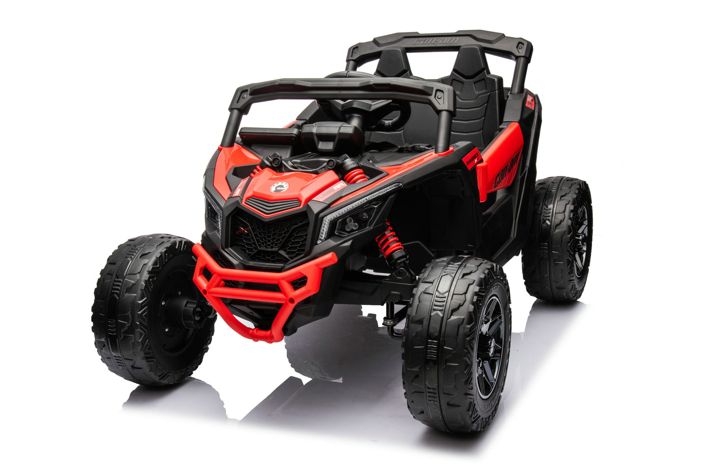 24V 1-Seater Licensed Can-Am RC Kids Ride-on Car Red