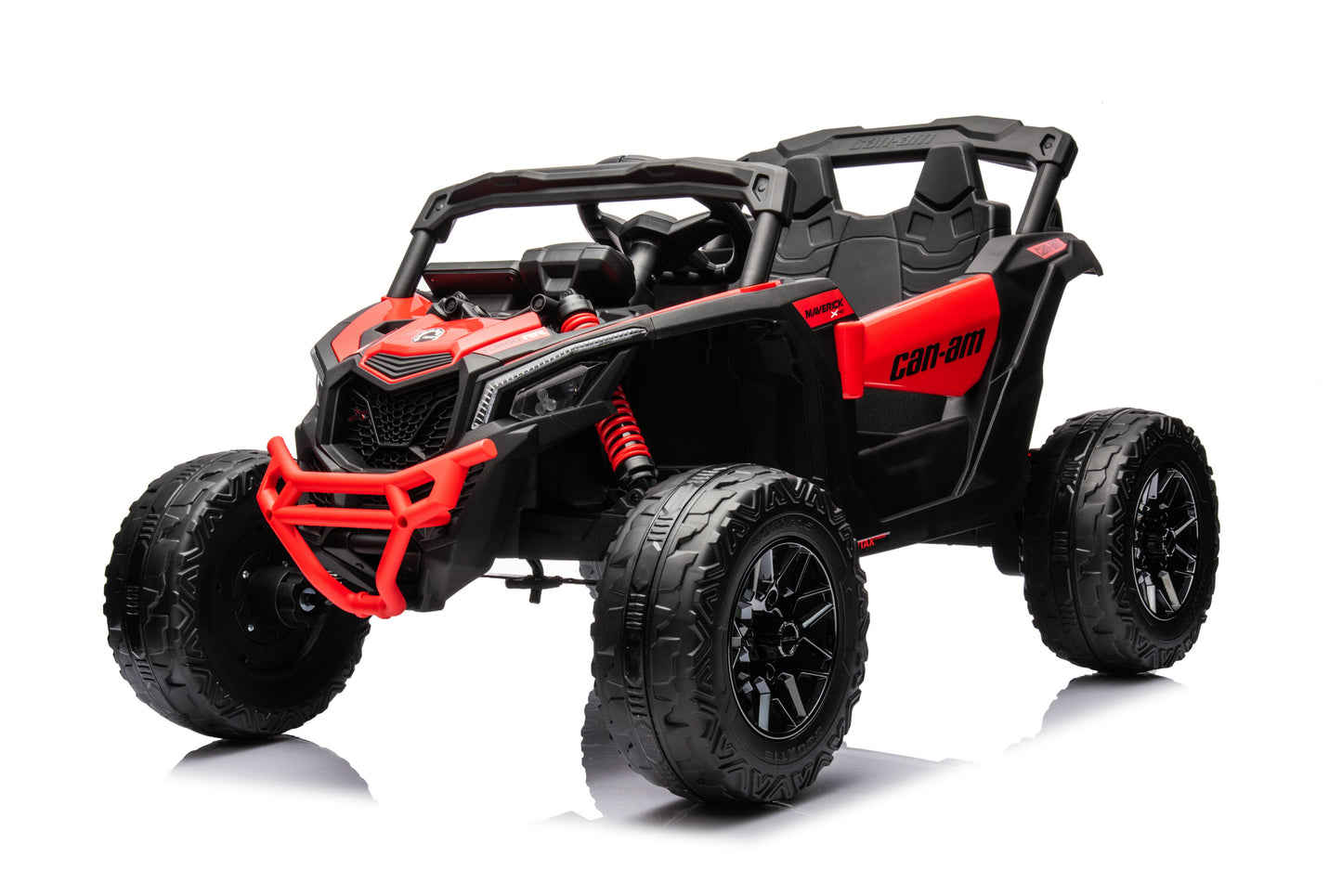 24V 1-Seater Licensed Can-Am RC Kids Ride-on Car Red