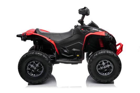 24V 1-Seater Licensed Can Am Renegade Kids Ride On ATV Red