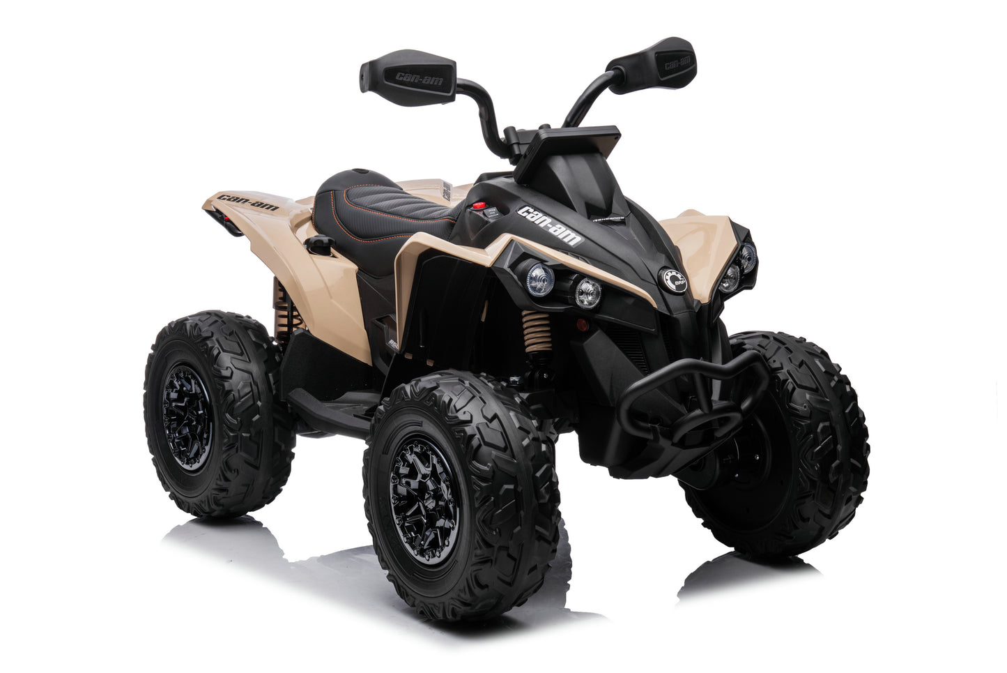 24V 1-Seater Licensed Can Am Renegade Kids Ride On ATV Khaki