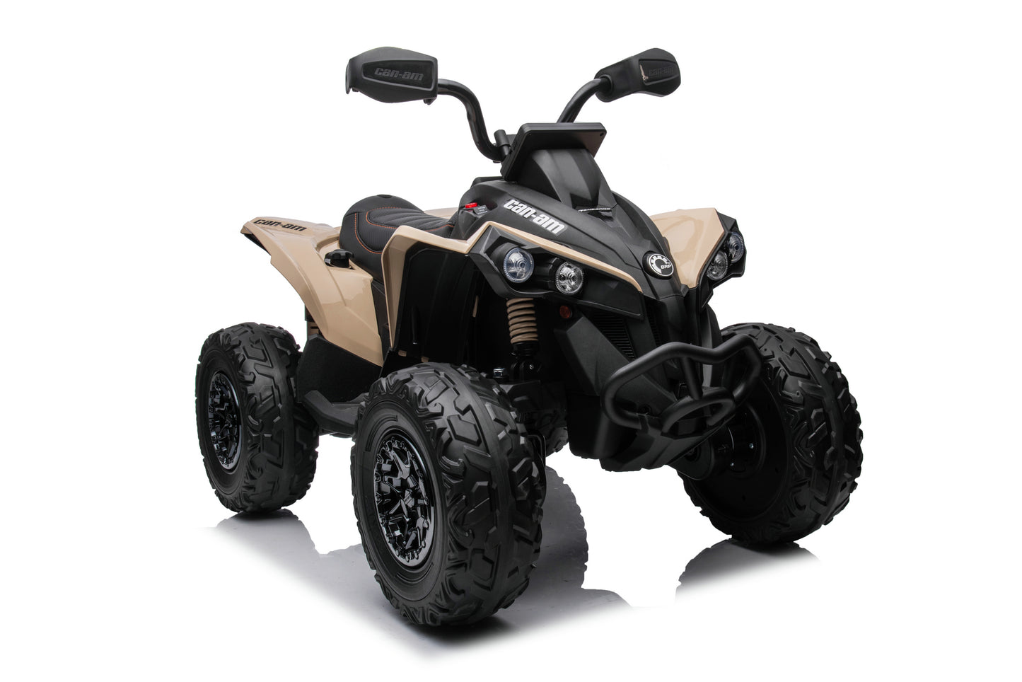 24V 1-Seater Licensed Can Am Renegade Kids Ride On ATV Khaki