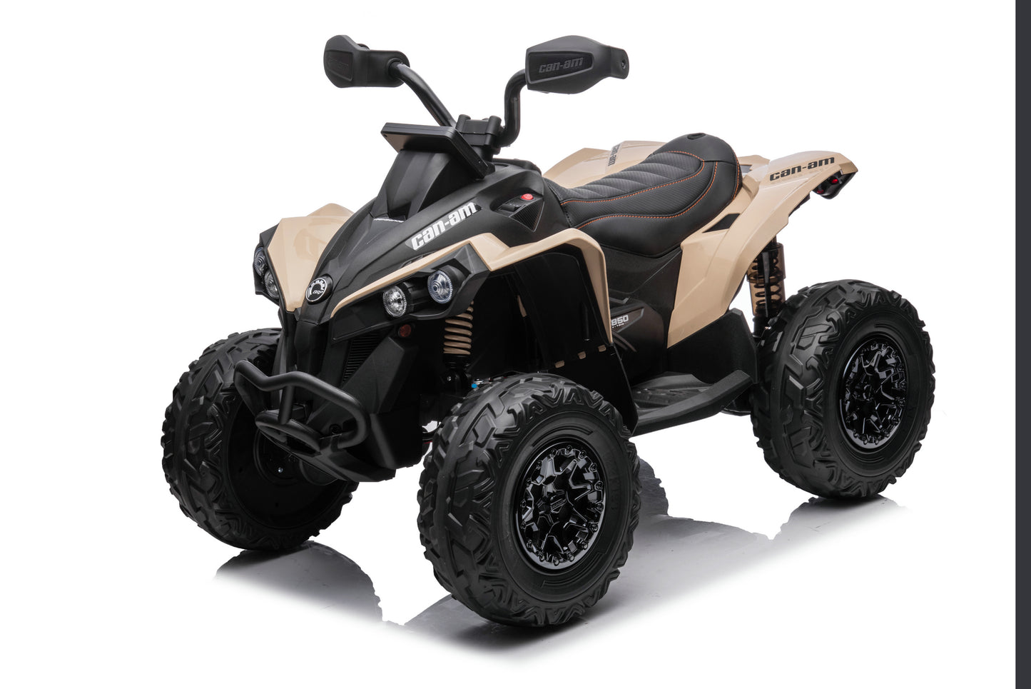 24V 1-Seater Licensed Can Am Renegade Kids Ride On ATV Khaki