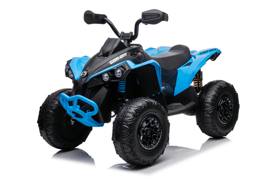 24V 1-Seater Licensed Can Am Renegade Kids Ride On ATV Blue