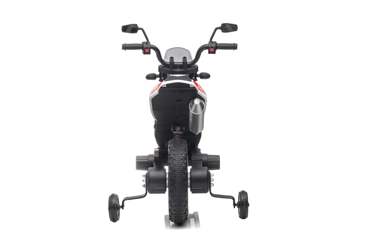 12V 1-Seater Licensed Aprilia RX125 Kids Ride On Bike White
