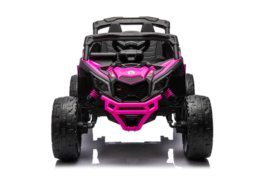 24V 1-Seater Licensed Can-Am RC Kids Ride-on Car Hot Pink