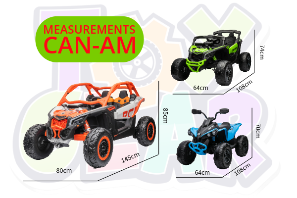 24V 1-Seater Licensed Can Am Renegade Kids Ride On ATV Blue
