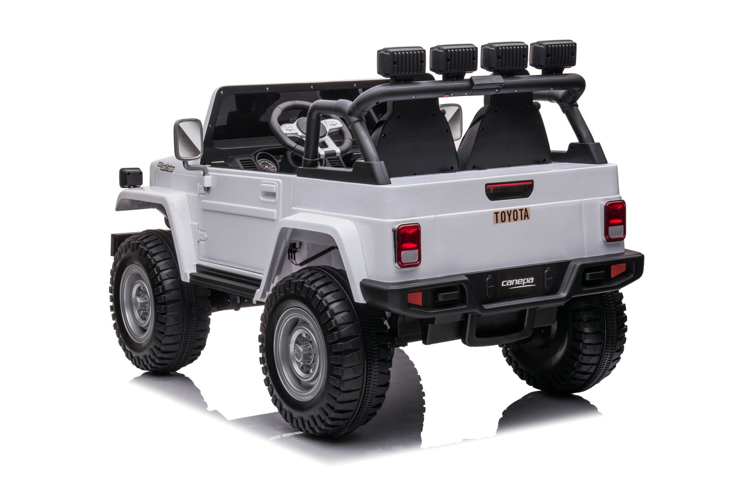 24V 2-Seater Licensed Toyota FJ40 RC Kids Ride-On Car - Toygear - Kids Ride-on Cars