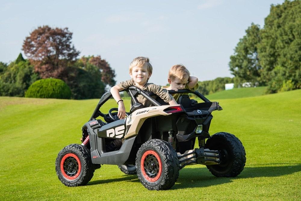 24V 2-Seater Licensed Can-Am RC Kids Ride-on Car Orange