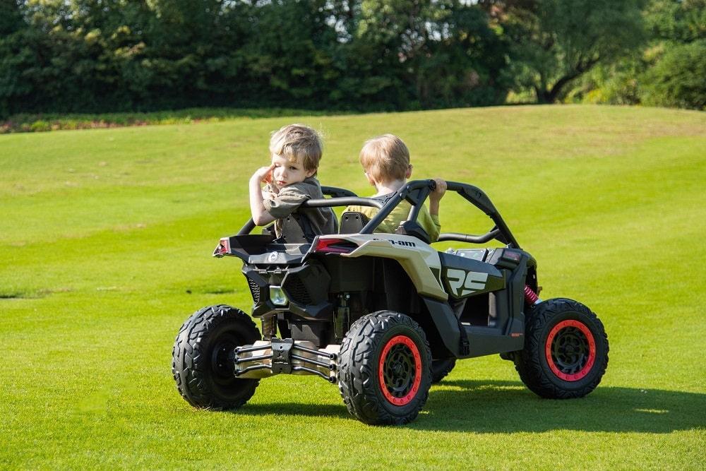 24V 2-Seater Licensed Can-Am RC Kids Ride-on Car Orange