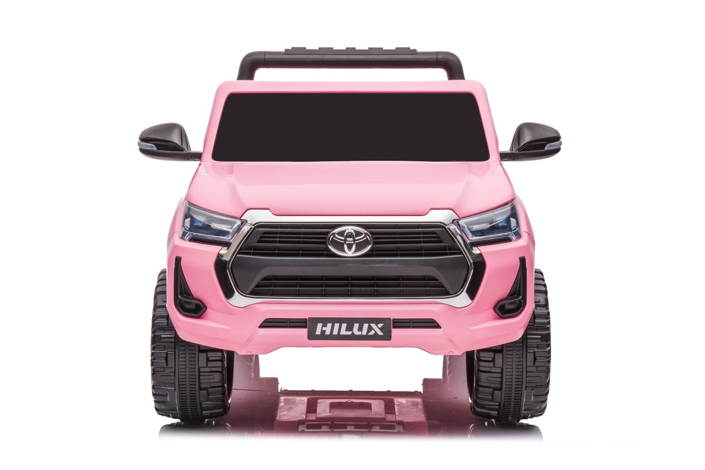 24V 2-Seater Licensed Toyota Hilux 2021 RC Kids Ride-On Car Pink