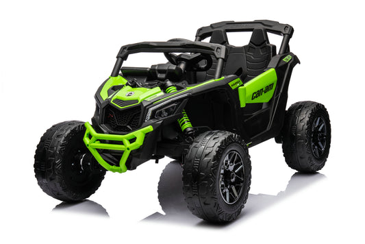 24V 1-Seater Licensed Can-Am RC Kids Ride-on Car Green
