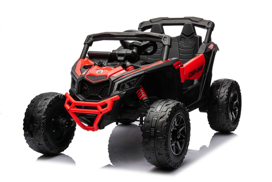 24V 1-Seater Licensed Can-Am RC Kids Ride-on Car Red